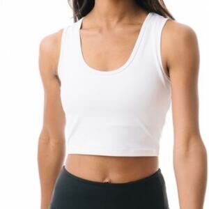 Zyia Active White Stronger Tank Womens XL NWT‎